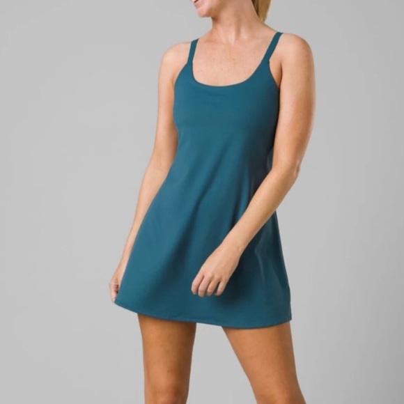 Prana Dresses & Skirts - Prana Stormy Night Blue Luxara Athletic Adventure Dress Size Medium